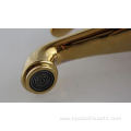 Sanitary Ware Gold Brass Diamond Basin Faucet